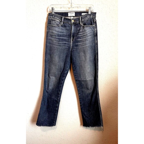Frame Jeans Le High Straight Leg Distressed  Denim Jeans Size 29 - Picture 1 of 5